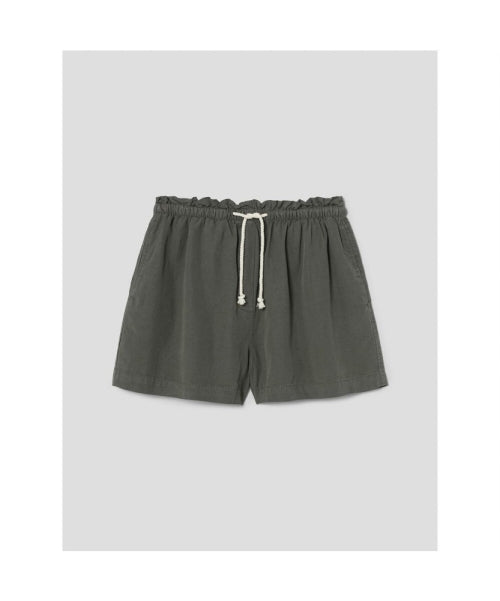 LINEN BANDING SHORTS - 3 COLORS KHAKI