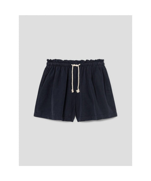 LINEN BANDING SHORTS - 3 COLORS NAVY