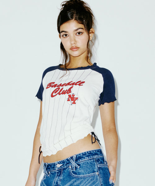 BASEBALL CLUB TEE NAVY - 2 COLORS
