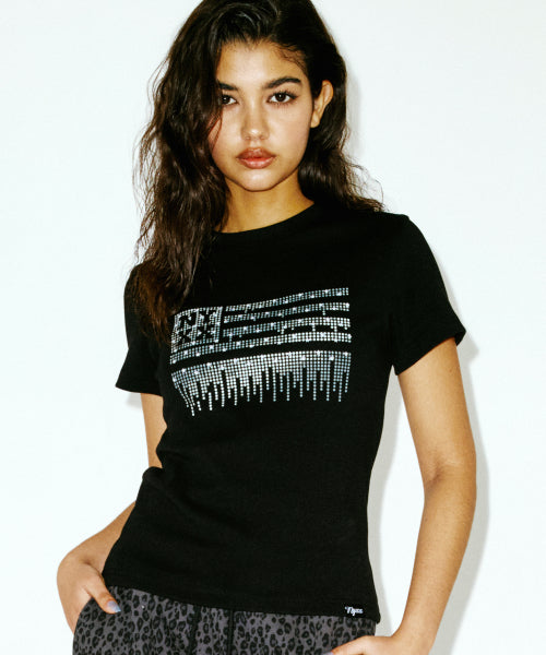 METAL NYX FLAG TEE BLACK - 2 COLORS
