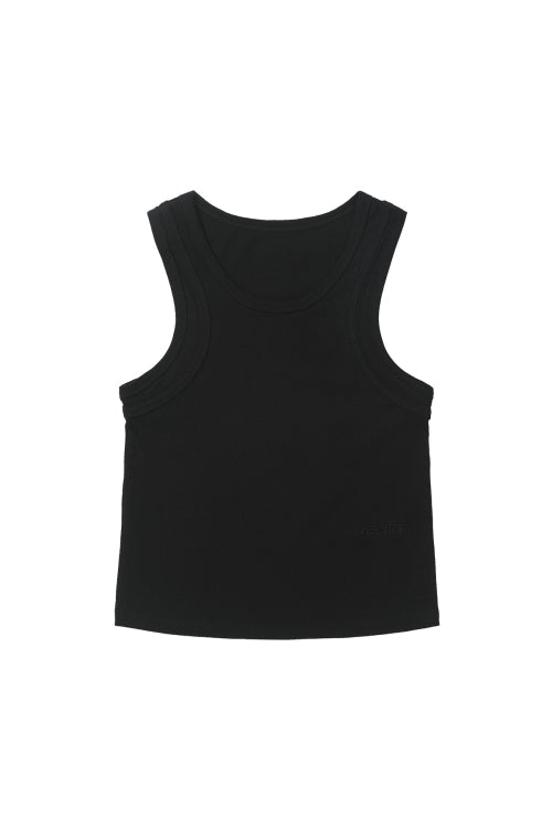 LAYERED SLEEVELESS - 4 COLORS BLACK