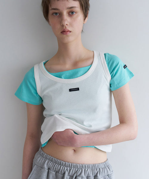 CORE SLEEVELESS - RED - 5 COLORS WHITE