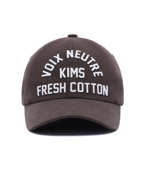 VOIX LOGO BALL CAP - 4 COLORS BROWN