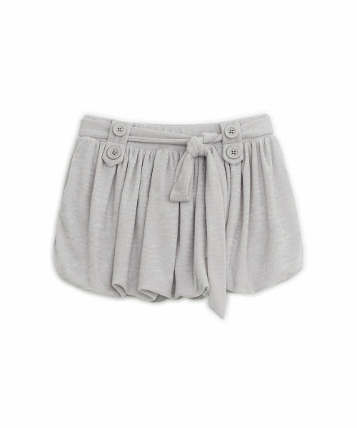 STRAP BALLOON SKIRT - 3 COLORS LIGHT GREY