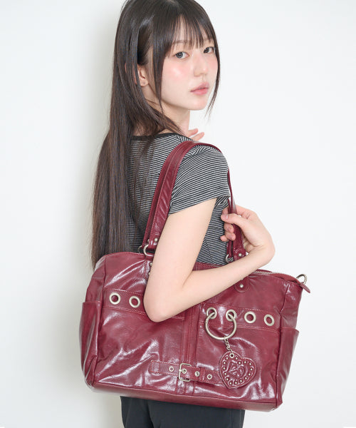 SHOULDER BLACK - 2 COLORS BURGUNDY