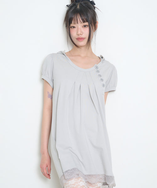 LACE DRESS - 4 COLORS GREY