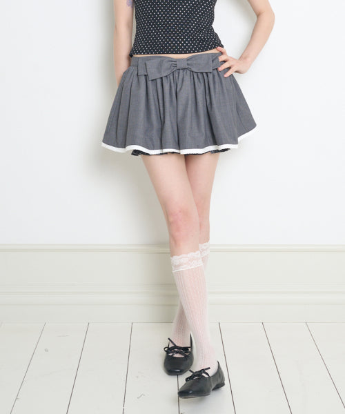 SKIRT PANTS - 3 COLORS CHARCOAL