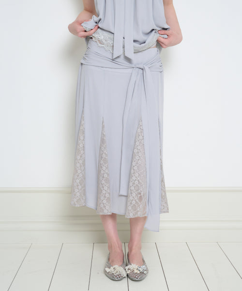 LACE SKIRT GREY - 3 COLORS GREY