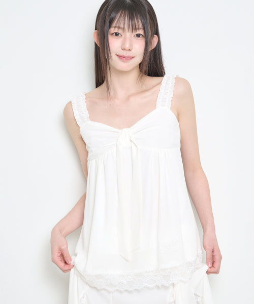 LACE SLEEVELESS GREY - 3 COLORS IVORY