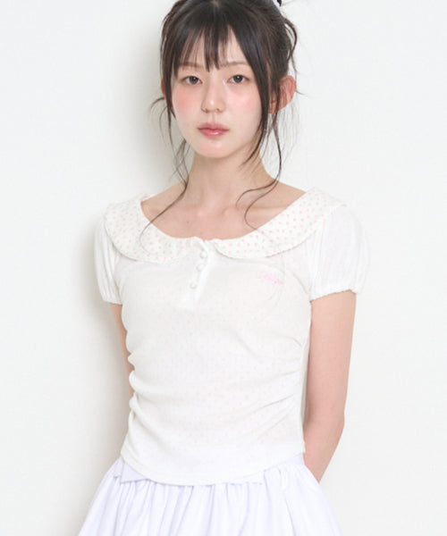 PUFF COLLAR - 3 COLORS WHITE