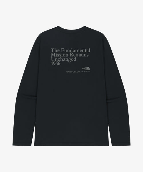 MARIV LONG SLEEVE TEE BLACK