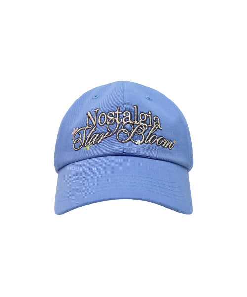 NOSTALGIA TYPO BALL CAP - 2 COLORS BLUE