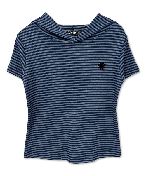 STRIPE HOODIE - 3 COLORS NAVY