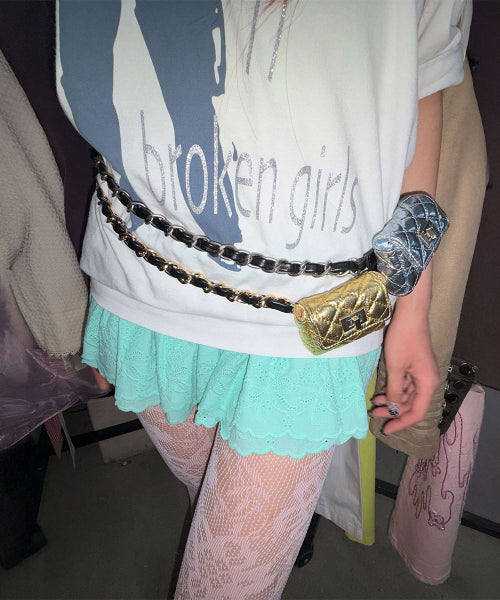 COIN PURSE CHAIN BELT AS SHOWN
