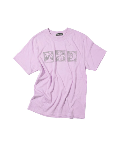 SUMMER RHYTHM SHORT SLEEVE T-SHIRT - 4 COLORS PURPLE
