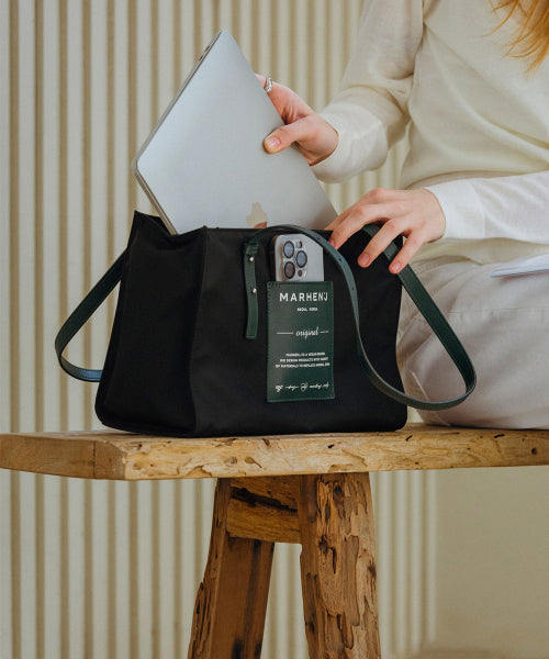 PORTER BAG COMPACT - 3 COLORS BLACK