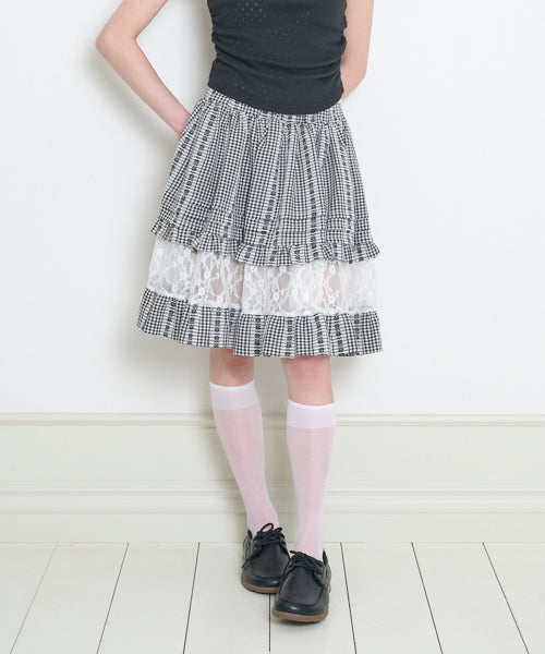 SKIRT GREY - 2 COLORS BLACK