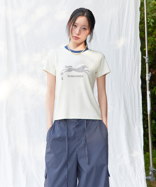HORSE PRINT T-SHIRT - 2 COLORS