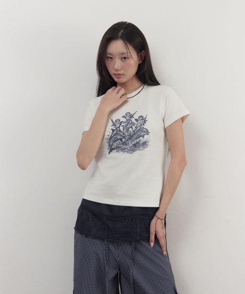 BABY ANGEL MINI T-SHIRT - 2 COLORS