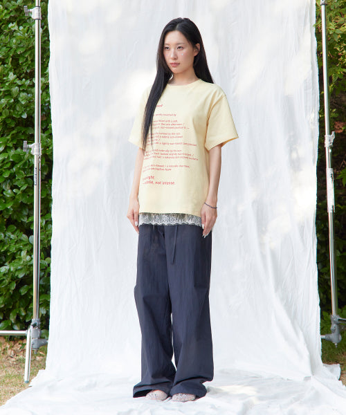 SUNKISSED LETTERING PRINT T-SHIRT - 2 COLORS