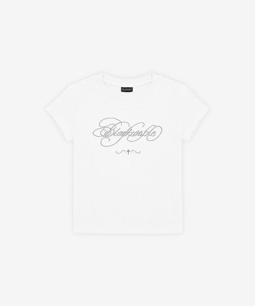 GLITTER FLOW TEE - 7 COLORS WHITE