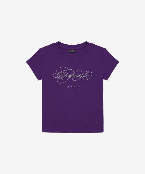 GLITTER FLOW TEE - 7 COLORS PURPLE