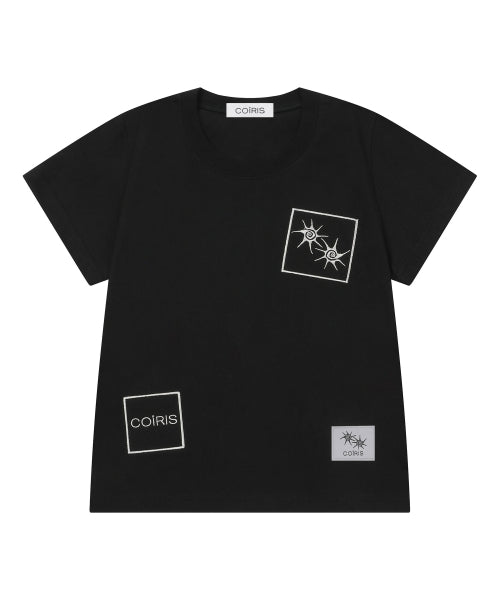 SHORT SLEEVE TEE - 3 COLORS BLACK