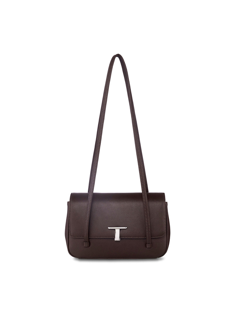TRIBECA SOFT SHOULDER BAG BROWN