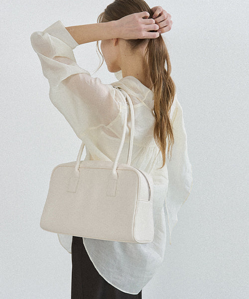 SIG SHOULDER BAG - 2 COLORS WHITE