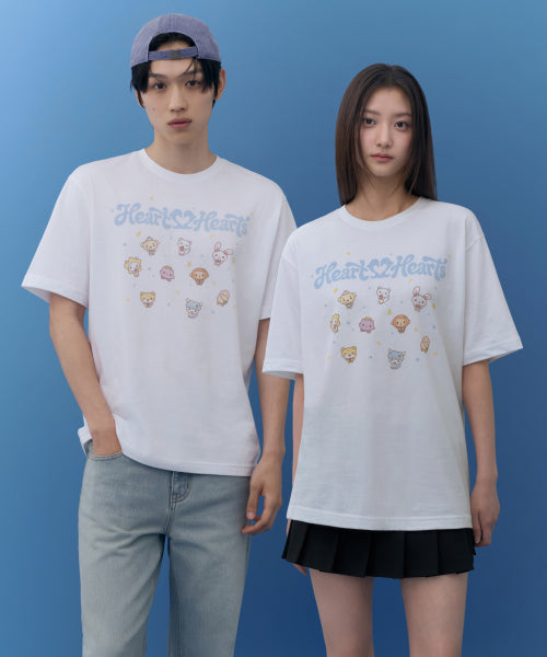 [ ] HEARTS2HEARTS T-SHIRT [ ] WHITE