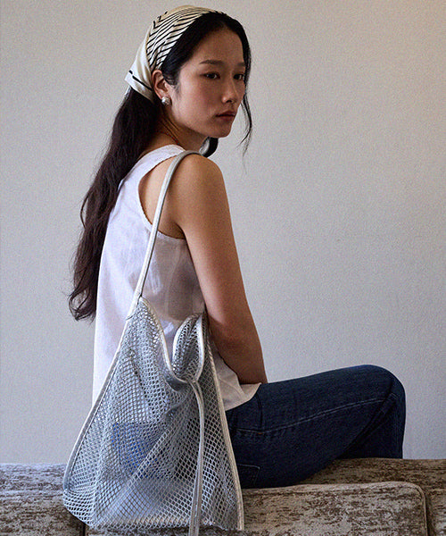 MESH BAG - 2 COLORS SILVER