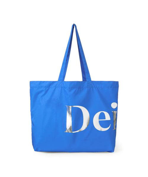 POINT LOGO SHOULDER BIG BAG - 5 COLORS BLUE
