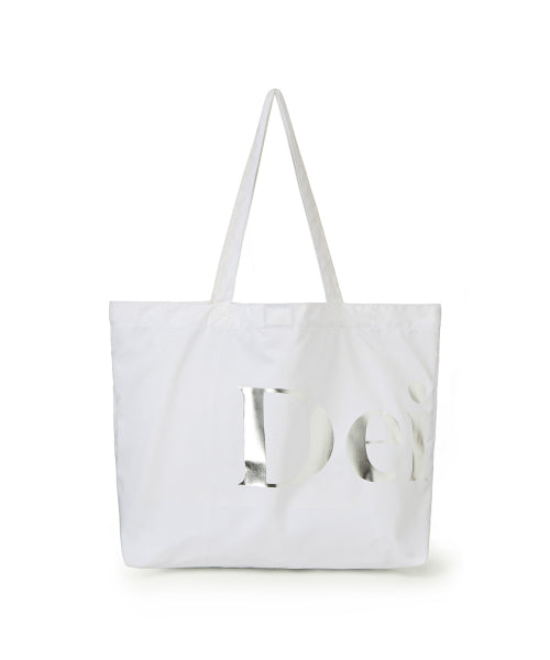 POINT LOGO SHOULDER BIG BAG - 5 COLORS WHITE