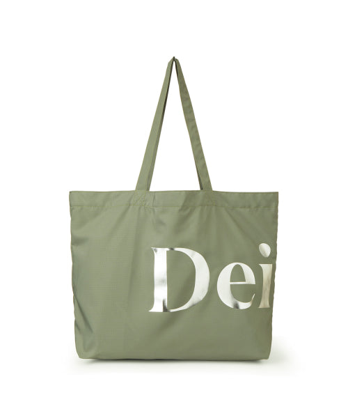 POINT LOGO SHOULDER BIG BAG - 5 COLORS KHAKI