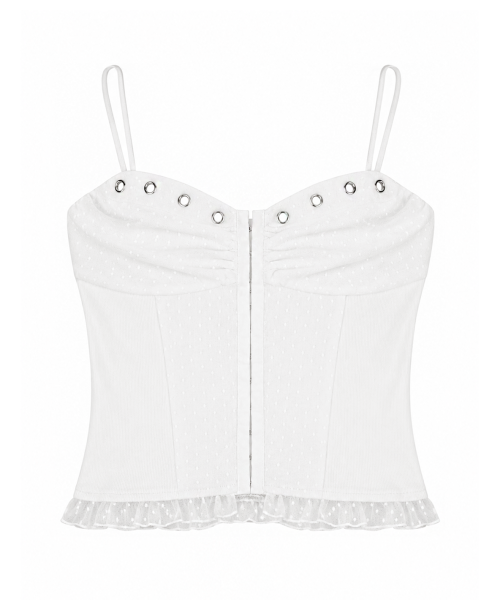 DOT TOP - 4 COLORS WHITE
