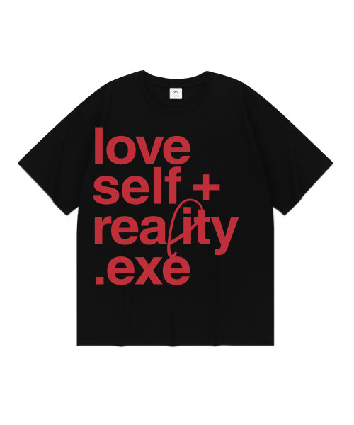 LOVE SELF OVERFIT TEE - 4 COLORS WHITE