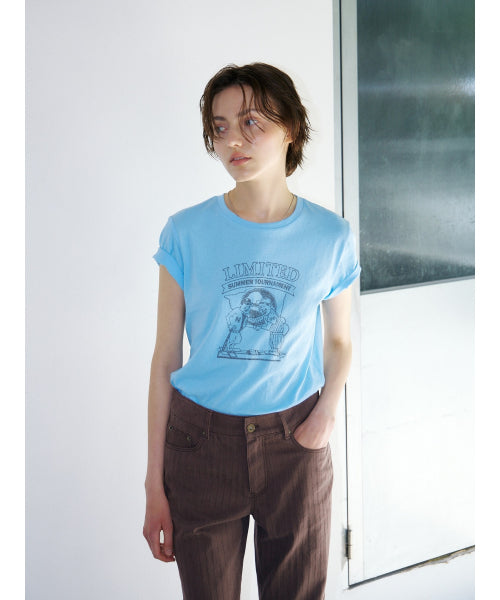 VINTAGE BASEBALL T-SHIRT - 2 COLORS BLUE