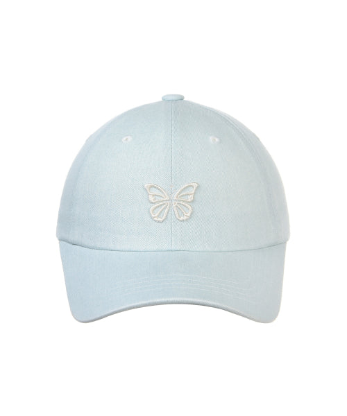 MINI BUTTERFLY BLINK BALL CAP #徐睿知同款! - 8 COLORS SKY BLUE