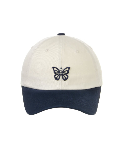 MINI BUTTERFLY BLINK BALL CAP #徐睿知同款! - 8 COLORS NAVY