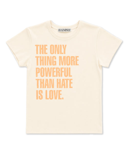 SILKET COTTON LETTERING SLIM TEE - 5 COLORS CREAM