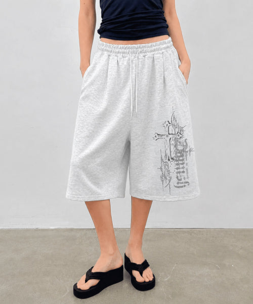CROSS WIDE SHORT - 2 COLORS GREY