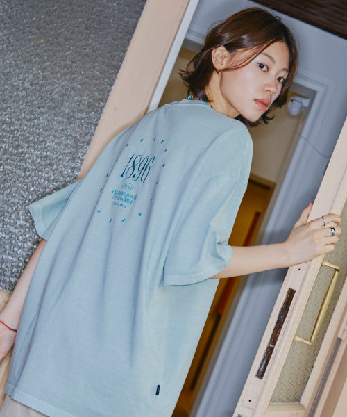 1896 STAR PIGMENT TEE - 2 COLORS MINT