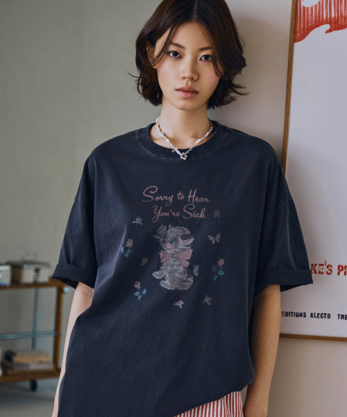 TEE PIGMENT SHORT SLEEVE TEE SMOKE BLACK