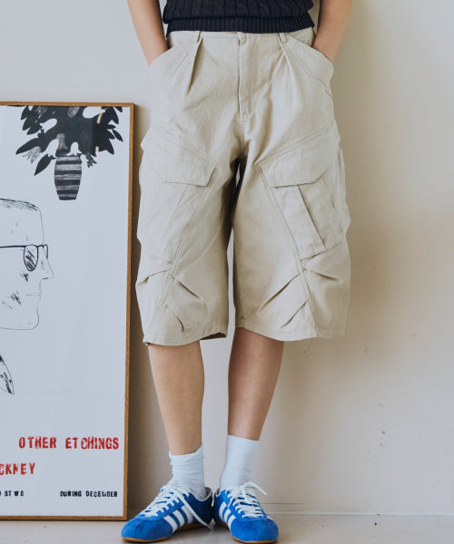 BERMUDA CARGO PANEL PANTS - 2 COLORS AS SHOWN