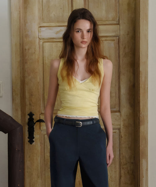 ODS ESSENTIAL PALE TANK TOP - 6 COLORS LEMON