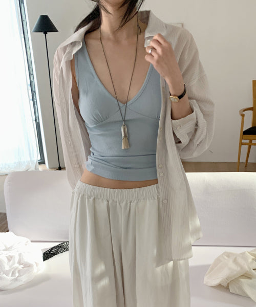 ODS ESSENTIAL PALE TANK TOP - 6 COLORS BLUE
