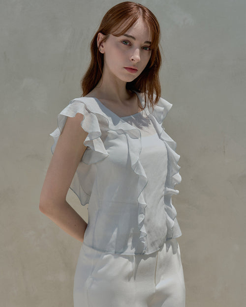 BLOUSE - / / / - 4 COLORS WHITE