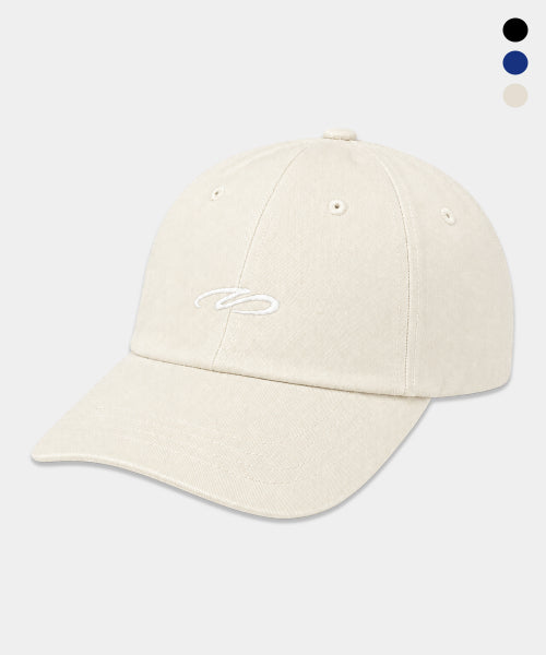 BASIC SYMBOL BALL CAP - 3 COLORS BLACK