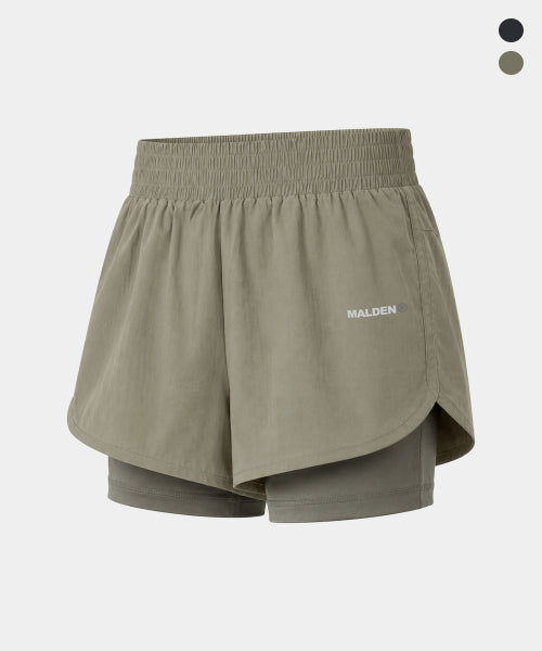 2-IN-1 RUNNING SHORTS BLACK