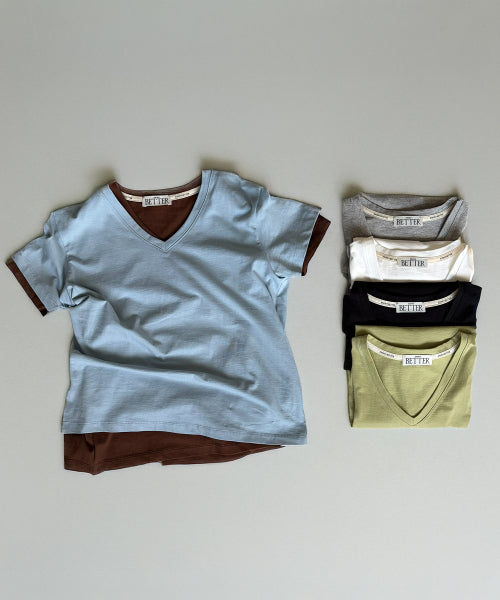SOFT BASIC ROUND-SLEEVELESS SET _6COLOR - 6 COLORS